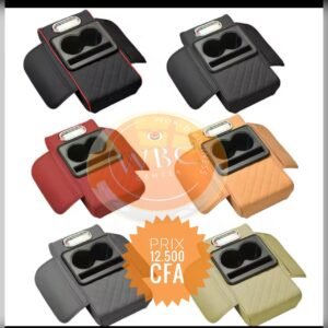 Console centrale accoudoir avec porte-gobelets