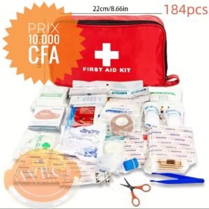 Trousse de premiers secours 184 pièces